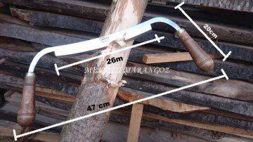 Ozul Knives Draw Knife Tomruk Yontma Bıçağı Oval