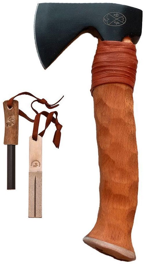 Karesuando Forest Axe Metsamies Brun Balta Set (Kutulu)