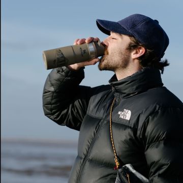 Stanley Klasik Trigger-Action Termos Bardak 0,47 LT - Kahverengi