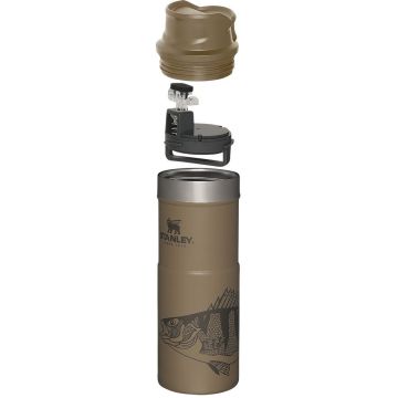 Stanley Klasik Trigger-Action Termos Bardak 0,47 LT - Kahverengi