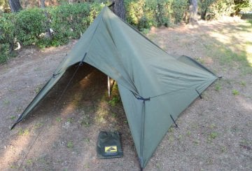Bushlove Bushcraft Tarp Tente 5m*3m Haki
