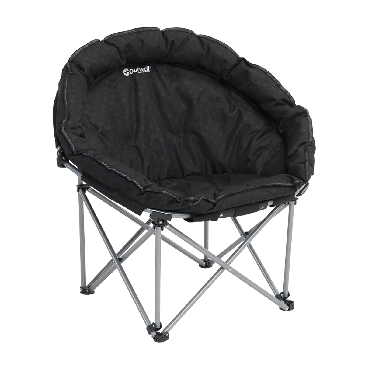 Outwell Casilda Deluxe Konforlu Katlanır Doğa ve Kamp Sandalyesi Blk.