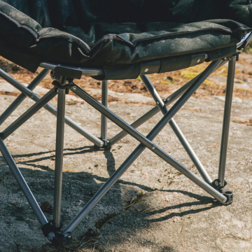 Outwell Casilda Deluxe Konforlu Katlanır Doğa ve Kamp Sandalyesi Blk.