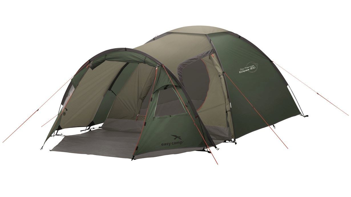 EasyCamp Eclipse 300 Rustic Green Blackroom 3 Kişilik Yüksek Aile Çadırı