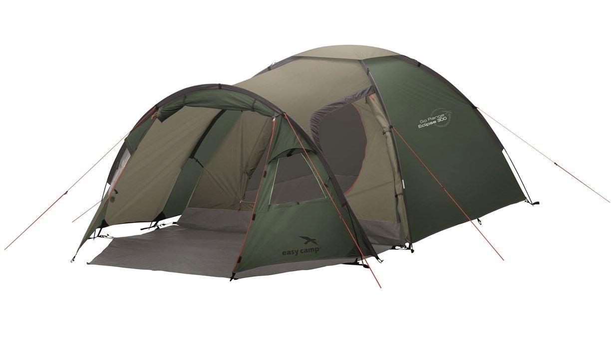 EasyCamp Eclipse 300 Rustic Green Blackroom 3 Kişilik Yüksek Aile Çadırı