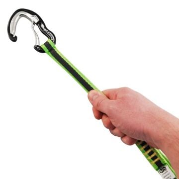 KONG Panic XL 45 cm Otomatik Kapanan Uzatmalı Karabina – 23 kN Yardımcı Tırmanış Ekipmanı 907SET002KK