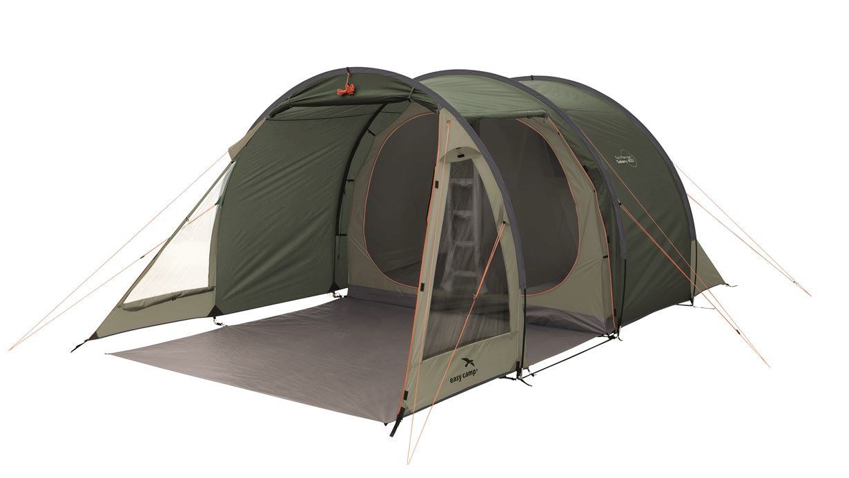 EasyCamp Galaxy 400 12M² Rustic Green Blackroom 4 Kişilik Yüksek Aile Çadırı