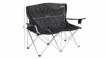 Outwell Catamarca Sofa İki Kişilik Deluxe Geniş Katlanır Doğa Kamp Sandalyesi