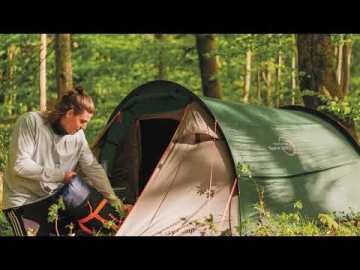 EasyCamp Spirit 300 Rustic Green Blackroom 3 Kişilik Yüksek Aile Çadırı