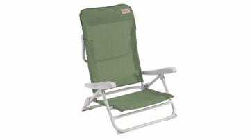 Outwell Seaford 4 Pozisyonlu & Konforlu Katlanır Plaj ve Kamp Sandalyesi Green V.